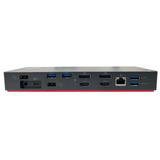 Lenovo Thunderbolt 3 Dock Gen 2 Reconditionné, Station d'accueil Noir