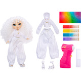 MGA Entertainment Rainbow High Air Brush & Create - Purple Eyes, Poupée 