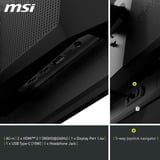 MSI MAG 271QPXDE QD-OLED E2 écran plat de PC 67,3 cm (26.5") 2560 x 1440 pixels Wide Quad HD Noir Moniteur gaming  Noir, 67,3 cm (26.5"), 2560 x 1440 pixels, Wide Quad HD, QD-OLED, 0,03 ms, Noir