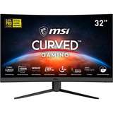 MSI Optix G32CQ4DE 80 cm (31.5") 2560 x 1440 pixels Wide Quad HD LED Noir, Moniteur gaming Noir, 80 cm (31.5"), 2560 x 1440 pixels, Wide Quad HD, LED, 1 ms, Noir