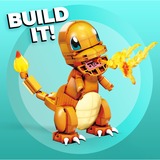 Mattel Pokémon Construx – – Figurine Salamèche, Jouets de construction Jeu de construction, 7 an(s), Orange