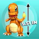 Mattel Pokémon Construx – – Figurine Salamèche, Jouets de construction Jeu de construction, 7 an(s), Orange
