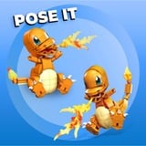 Mattel Pokémon Construx – – Figurine Salamèche, Jouets de construction Jeu de construction, 7 an(s), Orange