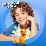 Mattel Pokémon Construx – – Figurine Salamèche, Jouets de construction Jeu de construction, 7 an(s), Orange