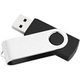 MediaRange USB 2.0 32 GB, Clé USB Noir/Argent, En vrac
