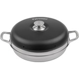 Petromax Four de camping, Moule de cuisson Acier inoxydable/Noir