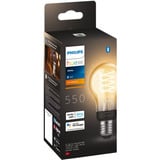 Philips Hue A60 - Ampoule connectée E27, Lampe à LED Philips Hue A60 - Ampoule connectée E27, Ampoule intelligente, Bluetooth, Blanc, LED, E27, A60