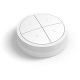 Philips Hue Tap dial switch, Palpeur Blanc, Philips Tap dial switch, Sans fil, Blanc, Mur, IP20, Plastique, IP20