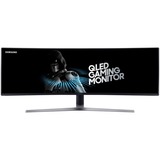 SAMSUNG LC49HG90DMRXEN 49" Curved, Moniteur gaming Noir, 2x HDMI, DisplayPort, Mini-DisplayPort, 2x USB-A, USB-B, 144 Hz
