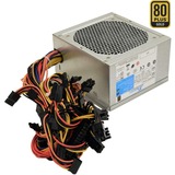 Seasonic SSP-500JT unité d'alimentation d'énergie 20-pin ATX ATX Argent alimentation 500 watt Gris, 500 W, 100 - 240 V, 492 W, 50/60 Hz, 125 W, 492 W