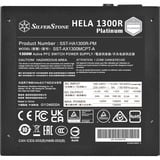 SilverStone HELA 1300R Platinum SST-HA1300R-PM alimentation  modulaire 1300 watt Noir, 8x PCIe