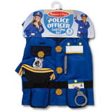 Spin Master PACK POLICIER COSTUME + ACCESSOIRES, Jeu de rôle Déguisement, Enfant, Unisexe, Uniforme, Police, Bleu, Jaune