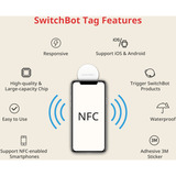 Swiftpoint Smart Tag, Clé de proximité Blanc