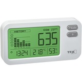 TFA AIRCO2NTROL COACH, Mesureur de CO2 Blanc, Blanc, USB, 105 mm, 33 mm, 56 mm, 93 g