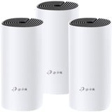 TP-Link Deco M4(3-pack) Bi-bande (2,4 GHz / 5 GHz) Wi-Fi 5 (802.11ac) Blanc 2 Interne, Routeur maillé Blanc, Interne, LAN, Énergie, WLAN, 0 - 40 °C, -40 - 70 °C, 10 - 90%