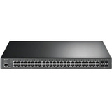 TP-Link Omada SG3452XP commutateur réseau Géré L2+ Gigabit Ethernet (10/100/1000) Connexion Ethernet, supportant l'alimentation via ce port (PoE) 1U Noir, Switch Géré, L2+, Gigabit Ethernet (10/100/1000), Connexion Ethernet, supportant l'alimentation via ce port (PoE), Grille de montage, 1U