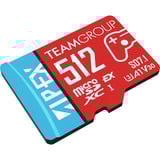 Team Group APEX SD7.1 512 GB SDXC, Carte mémoire Rouge/Bleu