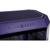 Thermaltake  boîtier midi tower Violet | 4x USB-A | 1x USB-C | Verre Trempé