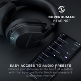 Turtle Beach Casque gaming amplifié multiplateforme sans fil Stealth 600 pour PS5, PS4, PC, Nintendo Switch et mobile - Bluetooth, 80 heures de batterie, microphone antibruit désactivable par basculement et écouteurs de 50 mm - Noir  over-ear Noir, PS4, PC, Nintendo Switch et mobile - Bluetooth, 80 heures de batterie, microphone antibruit désactivable par basculement et écouteurs de 50 mm - Noir, Sans fil, 20 - 20000 Hz, Gaming, 320 g, Casque, Noir