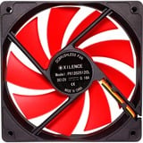 Xilence XPF120.R Boitier PC Ventilateur 12 cm Noir, Rouge, Ventilateur de boîtier Noir/Rouge, Ventilateur, 12 cm, 1300 tr/min, 26 dB, 44,71 cfm, Noir, Rouge