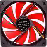 Xilence XPF120.R Boitier PC Ventilateur 12 cm Noir, Rouge ventilateur de boîtier Noir, 120 x 120 x 25 mm, PWM, Ventilateur, 12 cm, 1300 tr/min, 26 dB, 44,71 cfm, Noir, Rouge