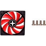 Xilence XPF120.R Boitier PC Ventilateur 12 cm Noir, Rouge ventilateur de boîtier Noir, 120 x 120 x 25 mm, PWM, Ventilateur, 12 cm, 1300 tr/min, 26 dB, 44,71 cfm, Noir, Rouge