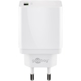 goobay 44955 chargeur d'appareils mobiles Blanc Intérieure Blanc, Intérieure, Secteur, 5 V, IP20, Blanc