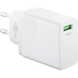 goobay 44955 chargeur d'appareils mobiles Blanc Intérieure Blanc, Intérieure, Secteur, 5 V, IP20, Blanc