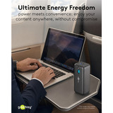 goobay Laptop Powerbank Noir, 20.000 mAh, Power Delivery