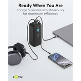 goobay Powerbank pour ordinateur portable 20 000 mAh avec Power Delivery Noir