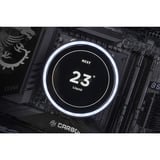 ALTERNATE ALT-BO-AMD-001, PC gaming Noir/transparent