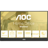 AOC 16T20E2 15.6" Moniteur  Noir