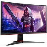 AOC C24G2AE/BK 24" 24" incurvé Gaming Moniteur Noir/Rouge, 2x HDMI, 2x DisplayPort, VGA, 165 Hz