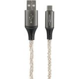Ansmann Câble USB-A vers USB Type-C Noir/transparent