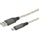 Ansmann Câble USB-A vers USB Type-C Noir/transparent