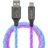 Ansmann Câble USB-A vers USB Type-C Noir/transparent