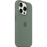 Apple Coque en silicone avec MagSafe pour iPhone 15 Pro, Housse/Étui smartphone Vert foncé