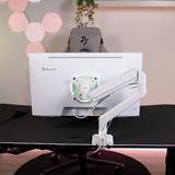 Arozzi Alzare Neo Simple, Support de moniteur Blanc