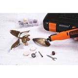 BLACK+DECKER Outil multifonction BCRT8IK-XJ, 7,2 volts, Outil de multi fonction Orange/Noir