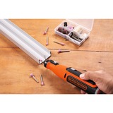 BLACK+DECKER Outil multifonction BCRT8IK-XJ, 7,2 volts, Outil de multi fonction Orange/Noir