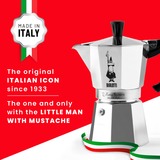 Bialetti Moka Express Cafetière à moka 0,55 L Aluminium, Noir, Machine à expresso Argent, Cafetière à moka, 0,55 L, Aluminium, Noir, Aluminium, 9 tasses, Moka Express