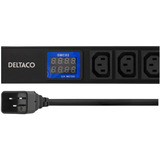 BlueWalker PowerWalker PDU LC-16A 10x IEC C13 (entrée IEC C20), Bloc d'alimentation Noir
