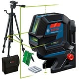 Bosch BOSCH GCL 2-50 G + TRÉPIED, Laser Cross Ligne Bleu/Noir, 15 m, 0,3 mm/m, 4°, 50 m, 4 s, Vert