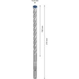 Bosch Expert Foret SDS plus-7X, Perceuse Marteau perforateur, Hammer drill bit, 1,2 cm, 215 mm, Béton, pierre, 15 cm