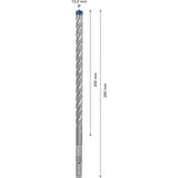Bosch Expert Foret SDS plus-7X, Perceuse Marteau perforateur, Hammer drill bit, 1,2 cm, 265 mm, Béton, pierre, 20 cm