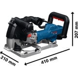 Bosch Fraiseuse à rainures pour murs GNF20-40 dans L-BOXX, Fraiseuse de rainure processeur en boîte