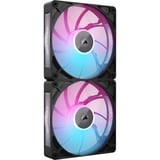 Corsair RX140 MAX RGB ventilateurs de boîtier Noir, 2 pièces, 140 x 140 x 30 mm, PWM
