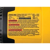 DeWALT DWS780 1675 W 3800 tr/min, Coupe-et scie à onglet Jaune, 470 mm, 396 mm, 24,8 kg