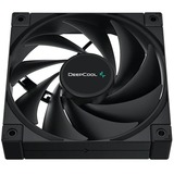 DeepCool FK120, Ventilateur de boîtier Noir, Connecteur de ventilateur PWM à 3 branches et 4 broches