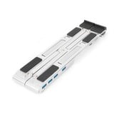 Digitus Support variable pour ordinateur portable Blanc
